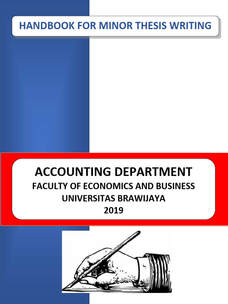 Handbook For Minor Thesis Writing - Accounting | PDF | Hypothesis ...