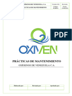 Prácticas Operativas Mntto - Oxiven