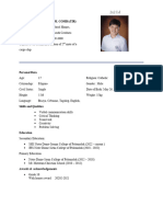 Resume Format