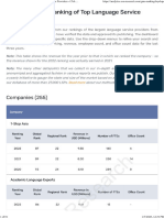 CSA Research's Ranking of Top Language Service Providers - CSA Research