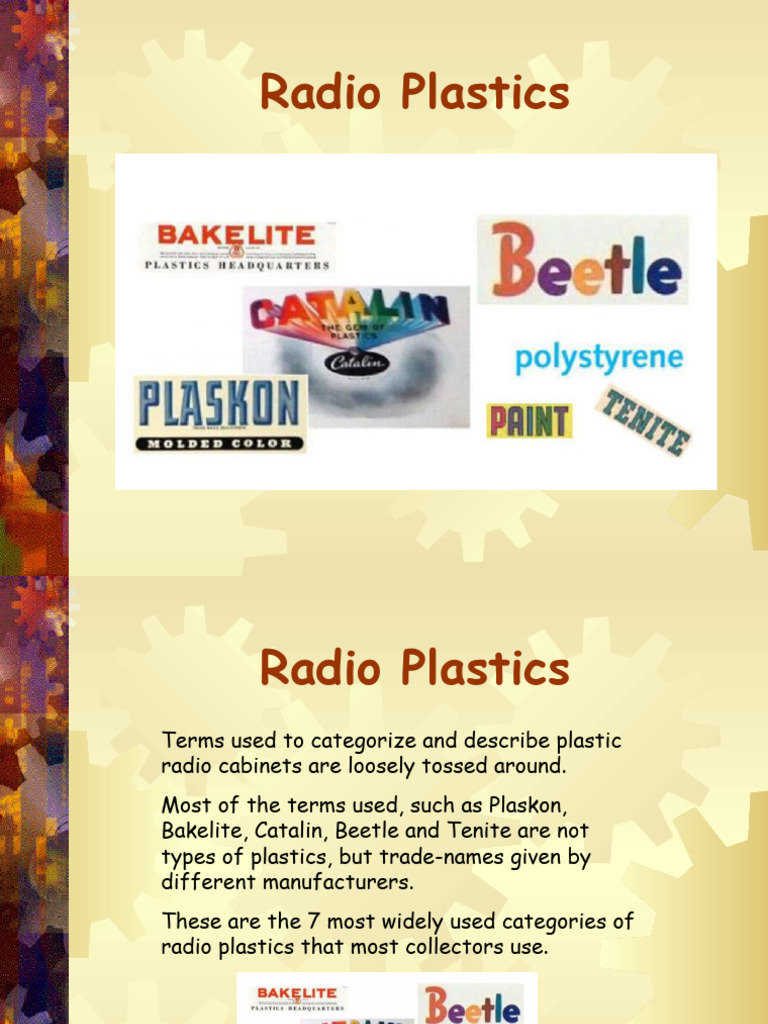 Overview of Radio Plastics Types | PDF | Materials | Amorphous Solid