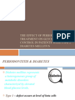 The Effect of Periodontal Treatment On Glycemic Control in Patients With Type 2 Diabetes Mellitus