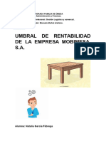 UMBRAL DE RENTABILIDAD