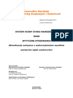 System Oceny Stanu Nawierzchni - GDDKiA 2010r