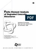Finite Element Analysis of Degraded Concrete Structures