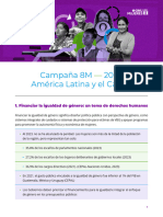 9º Lectura Campaña 8M — 2024 América Latina y el Caribe
