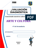 4° Ficha Evaluacion Diagnostica Arte y Cultura