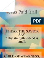 Jesus Paid It All