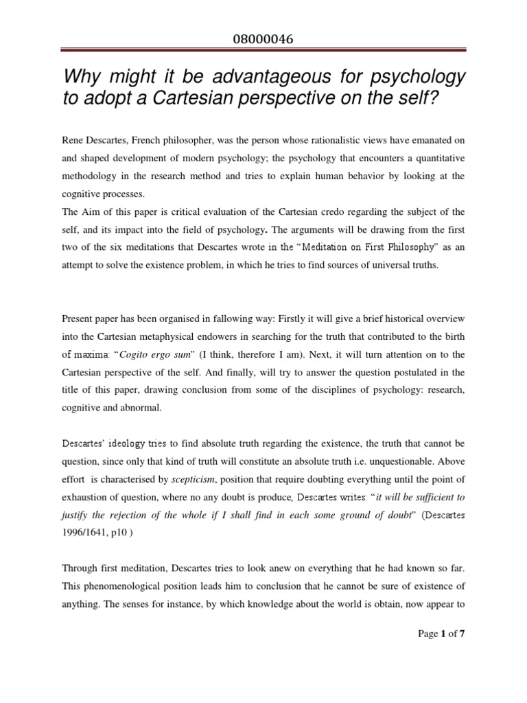 Descartes' meditations summary image