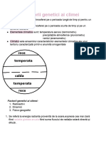 Factorii genetici ai climei