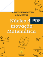 Núcleo de Inovação Matemática 1º Ano 1º Bimestre Ensino Médio