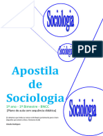 BNCC Apostila Sociologia 1 Ano 1 Bimestre