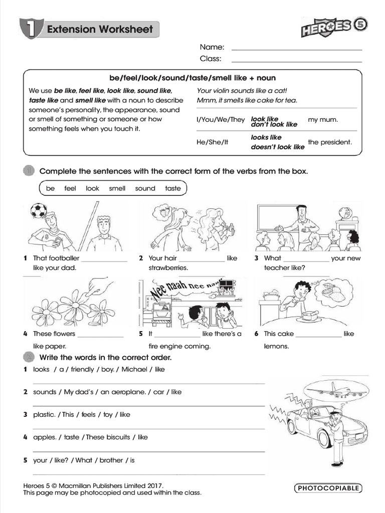 pdf-extension-worksheet-be-feel-look-sound-taste-smell-like-noun ...