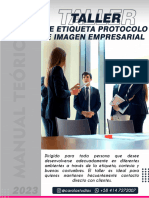 Manual Del Taller de Etiqueta e Imagen Empresarial - 3