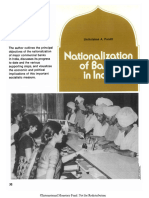 Nationalization of Banks in India - Shrikrishna A. Pandit (1973)