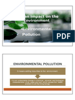 Human Impact On The Environment (Pollution)