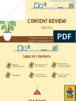 Content Review. 2