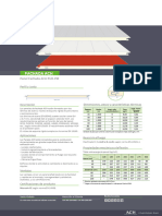 Panel Frigorífico: Panel Fachada ACH PUR-PIR