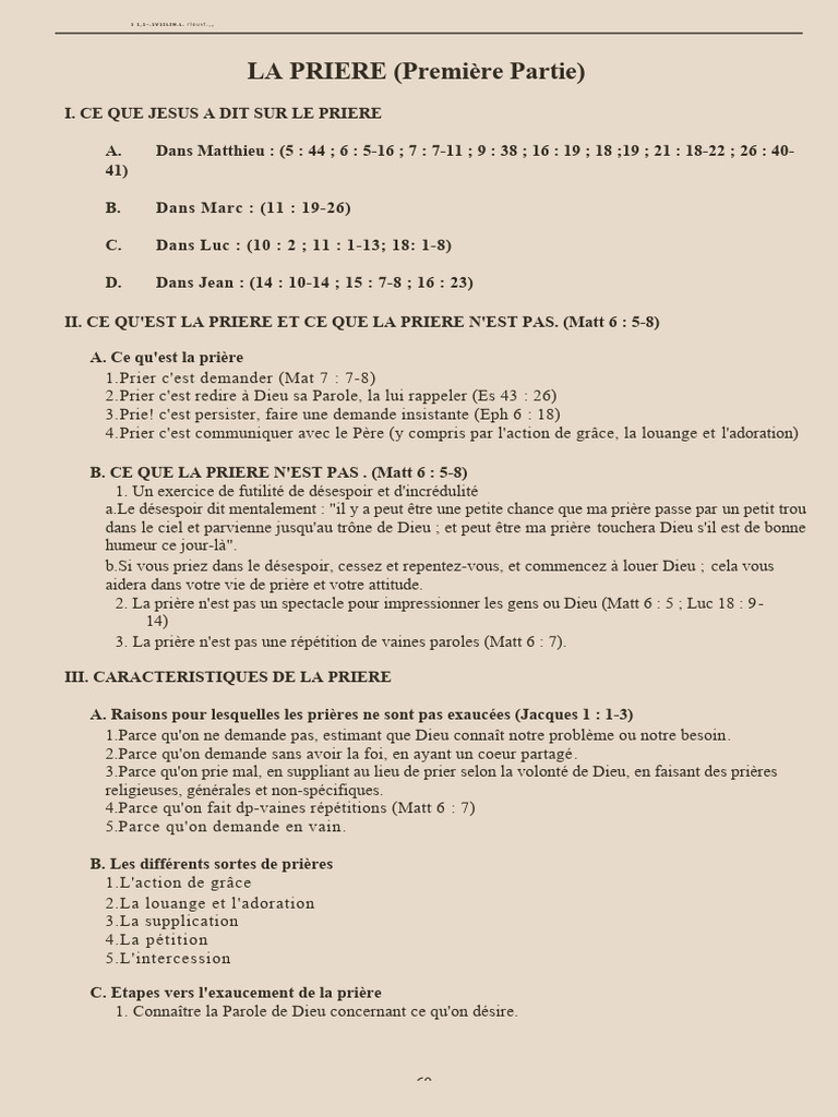 Les Fondements de la Prière | PDF