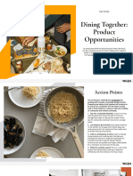 WGSN Dining Together Product Opportunities