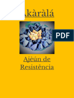 Caderno Akàràlá Ajeun de Resistência