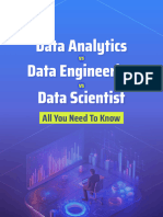 Data Analytics Vs Data Engineering Vs Data Scientist