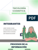 Procesos de La Información y Métodos de La Psicología Cognitiva - Ongwlx5own9d