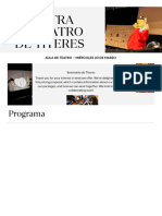 Programa Teatro de Titeres