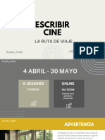 Bolivia Escribir Cine