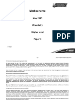 Chemistry Paper 3 TZ2 HL Markscheme