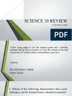 Science 10 Review