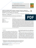 Lee et al. - 2019 - Colloids and Surfaces B Biointerfaces Label-free localized surface plasmon resonance biosensor composed of multi-fu