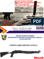 Aula Teórica Espingarda 12 Benelli M3A1 CFO