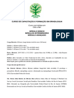 Capacitacao e Formacao em ERINDILOGUN Plano de Curso e Ementa