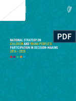 National Strategy On AND Participation in Decision-Making: Children Young People'S 2015 - 2020