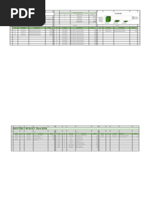 Student Budget Template