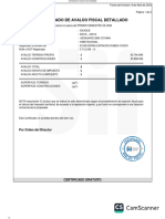 Certificado de Avaluó Fiscal Detallado