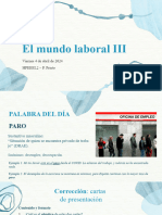 3. El Mundo Laboral III