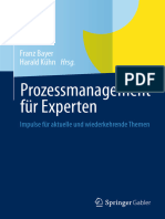 Prozessmanagement Für Experten: Franz Bayer Harald Kühn HRSG