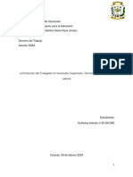 Derecho Del Trabajo II Ensayo