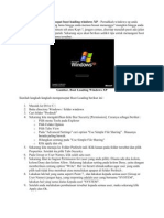 Tips Mudah Cara Mempercepat Boot Loading Windows XP