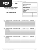 En VIII Limba Si Literatura Romana 2024 Var Model
