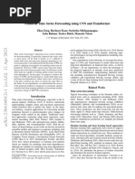 Financial Time Series Forecasting Using CNN and Transformer