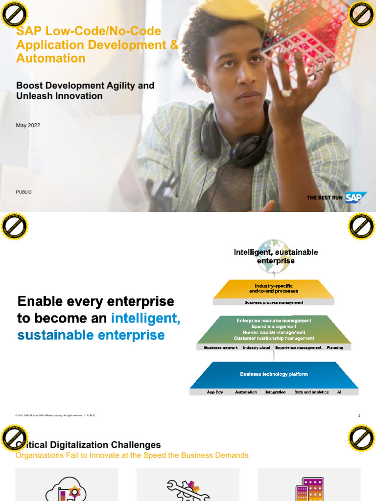 Sap Low Code/no Code Optimized | PDF | Cloud Computing | Software ...