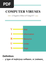 The Effects of Using ICT - Viruses