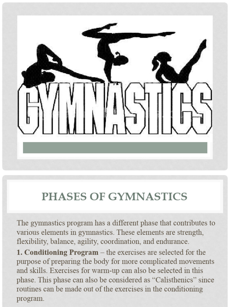 PHASES OF GYMNASTIC (1) PDF Gymnastics Physical Exercise