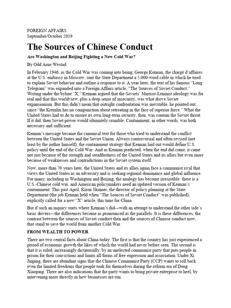 Understanding China's Global Ambitions | PDF | China | World Politics