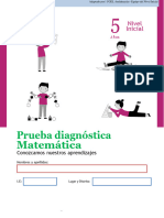 Evaluación  Diagnostica-matemática (5 años) (2)