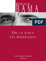 De la Race en Amerique - Barack Obama