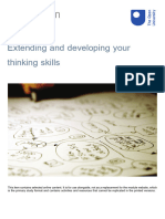 Extending and Developing Your Thinking Skills Printable